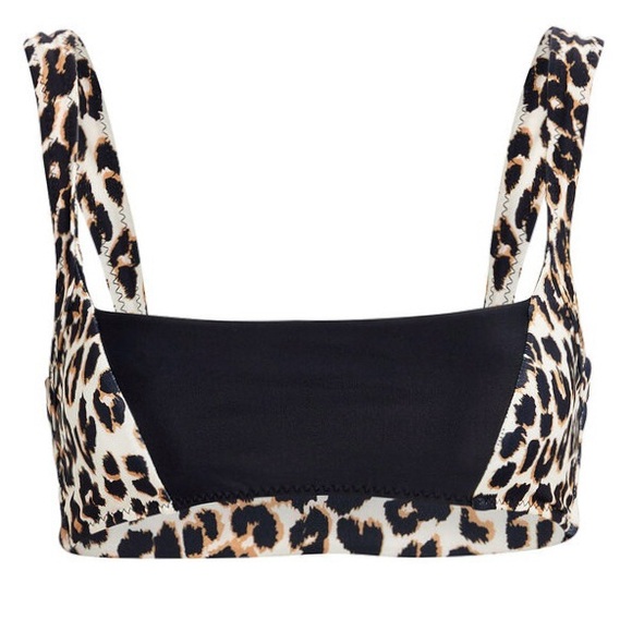 SAME SWIM Los Angeles The Divine Cheetah Bikini Top - Picture 1 of 3